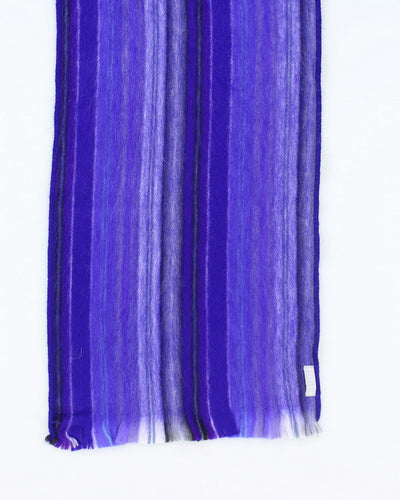 Vintage Alpaca Purple Scarf