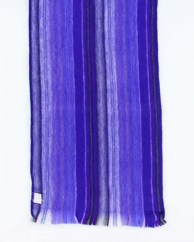 Vintage Alpaca Purple Scarf