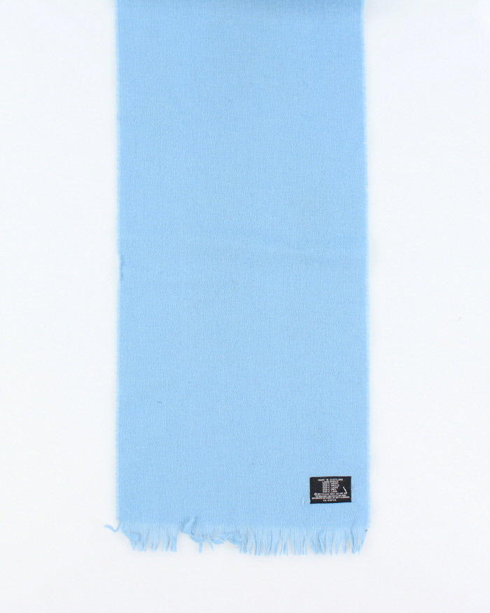 Vintage Blue Lamsbwool Scarf