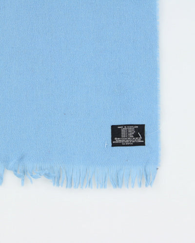 Vintage Blue Lamsbwool Scarf