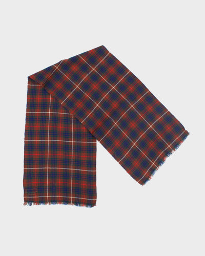 Vintage Hudson's Bay Brown Checked Scarf