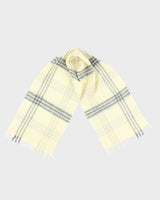 Vintage Wool Checked Scarf