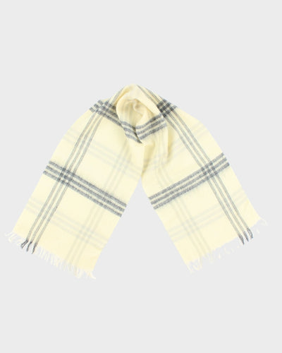 Vintage Wool Checked Scarf