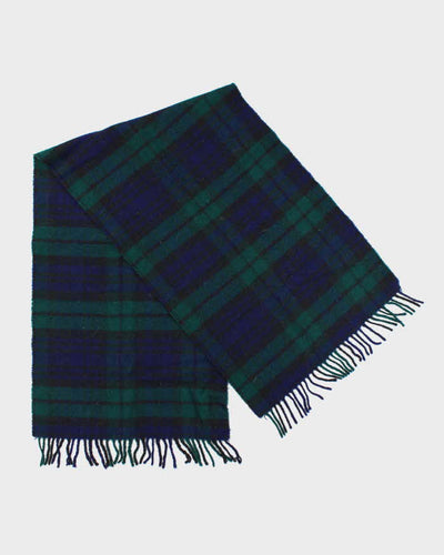Vintage Tweedmill Wool Checked Scarf
