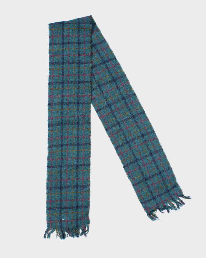 Vintage Harris Tweed Checked Scarf