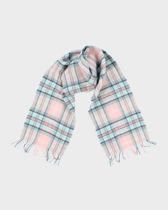 Vintage Lochcarron Wool Checked Scarf