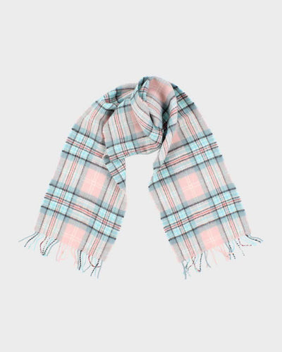 Vintage Lochcarron Wool Checked Scarf