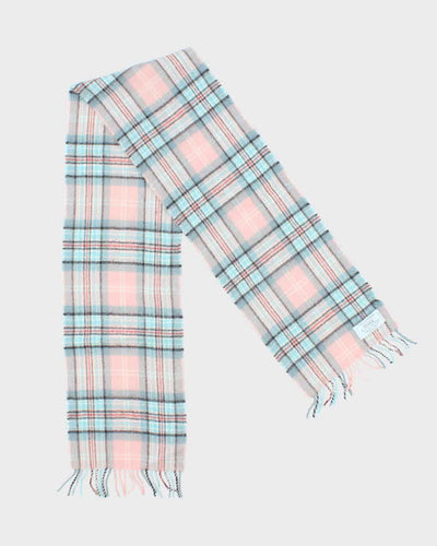 Vintage Lochcarron Wool Checked Scarf