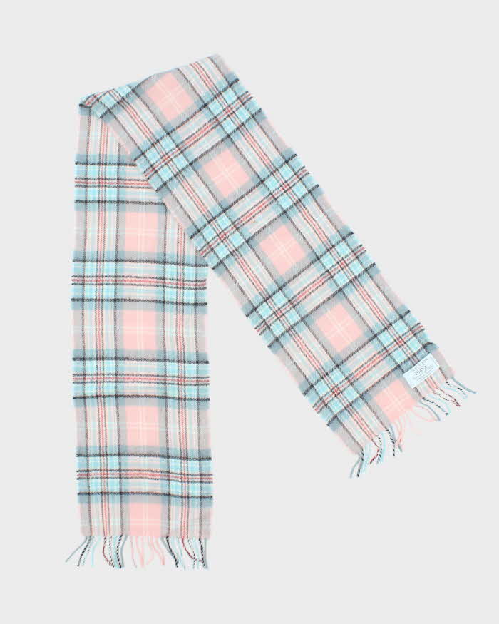Vintage Lochcarron Wool Checked Scarf