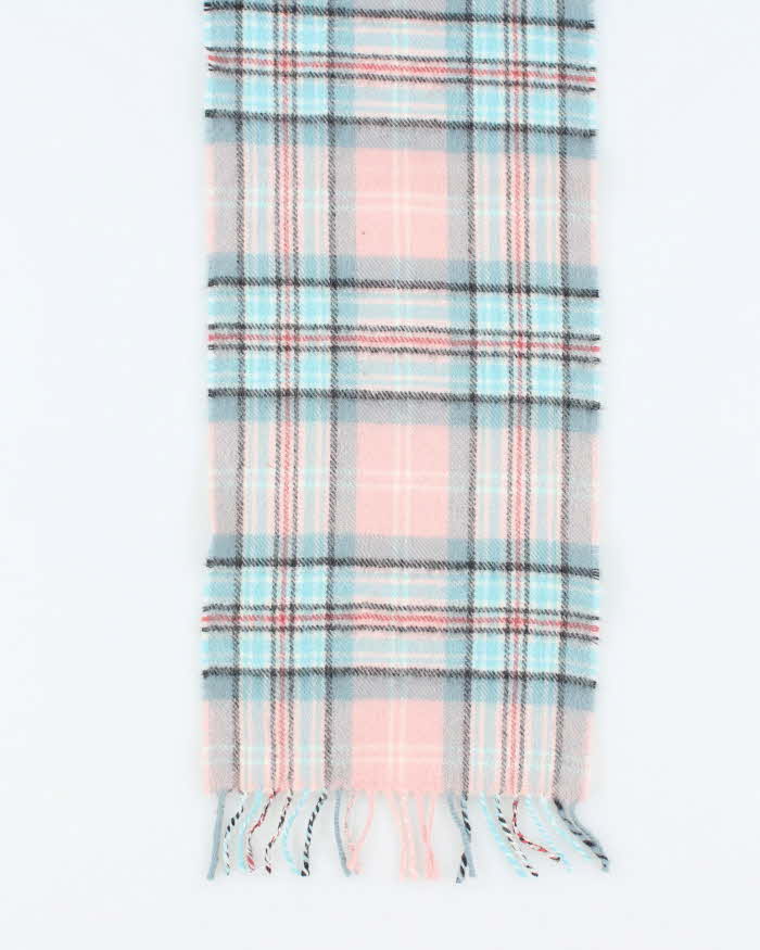 Vintage Lochcarron Wool Checked Scarf