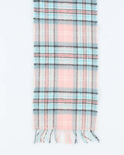 Vintage Lochcarron Wool Checked Scarf