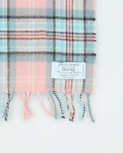 Vintage Lochcarron Wool Checked Scarf