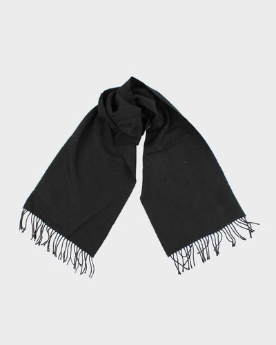 Vintage Black Cashmere Scarf