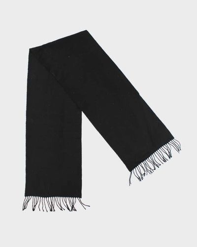 Vintage Black Cashmere Scarf