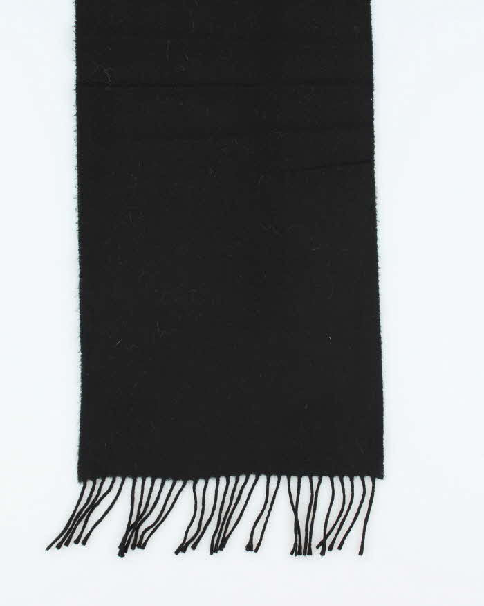 Vintage Black Cashmere Scarf