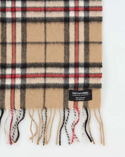 Vintage Grenta Green Lambswool Scarf
