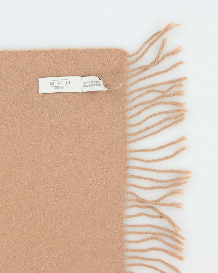 Vintage MFH Baby Alpaca Knit Scarf