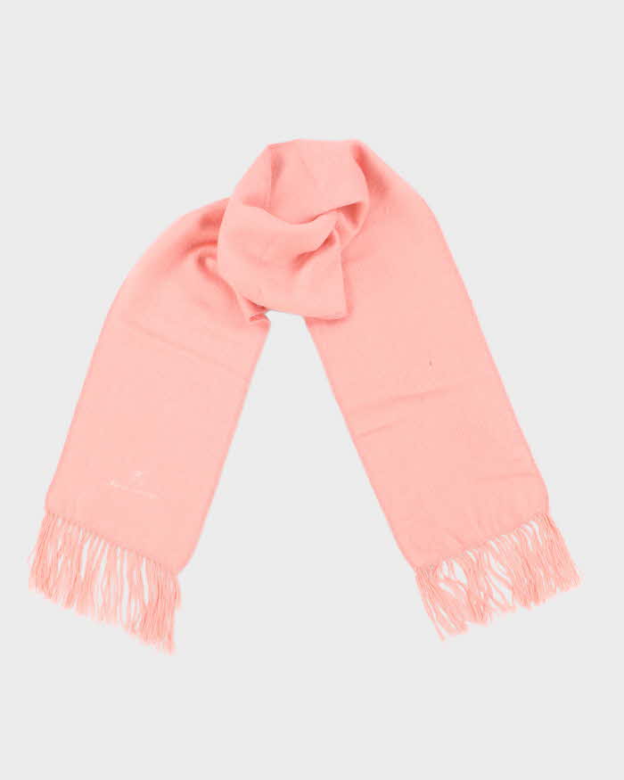 Vintage Camargo Pink Alpaca Scarf