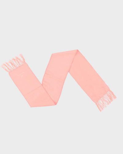 Vintage Camargo Pink Alpaca Scarf