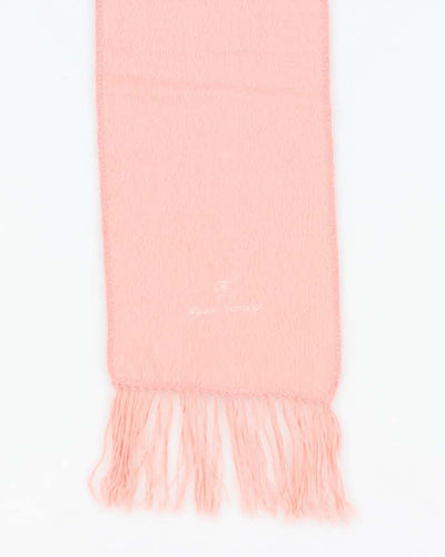Vintage Camargo Pink Alpaca Scarf