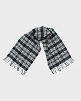 Vintage Cashmere Checked Scarf