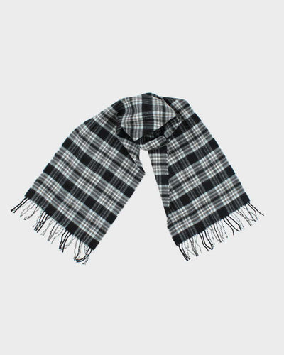 Vintage Cashmere Checked Scarf