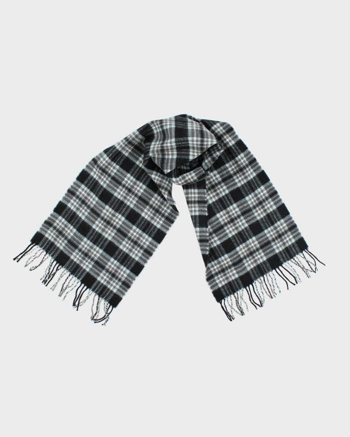 Vintage Cashmere Checked Scarf