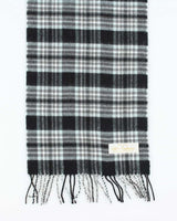 Vintage Cashmere Checked Scarf