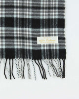 Vintage Cashmere Checked Scarf