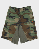 Rokit Originals Camo Shorts - L