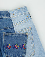 Rokit Originals Denim Splice Jorts - XS