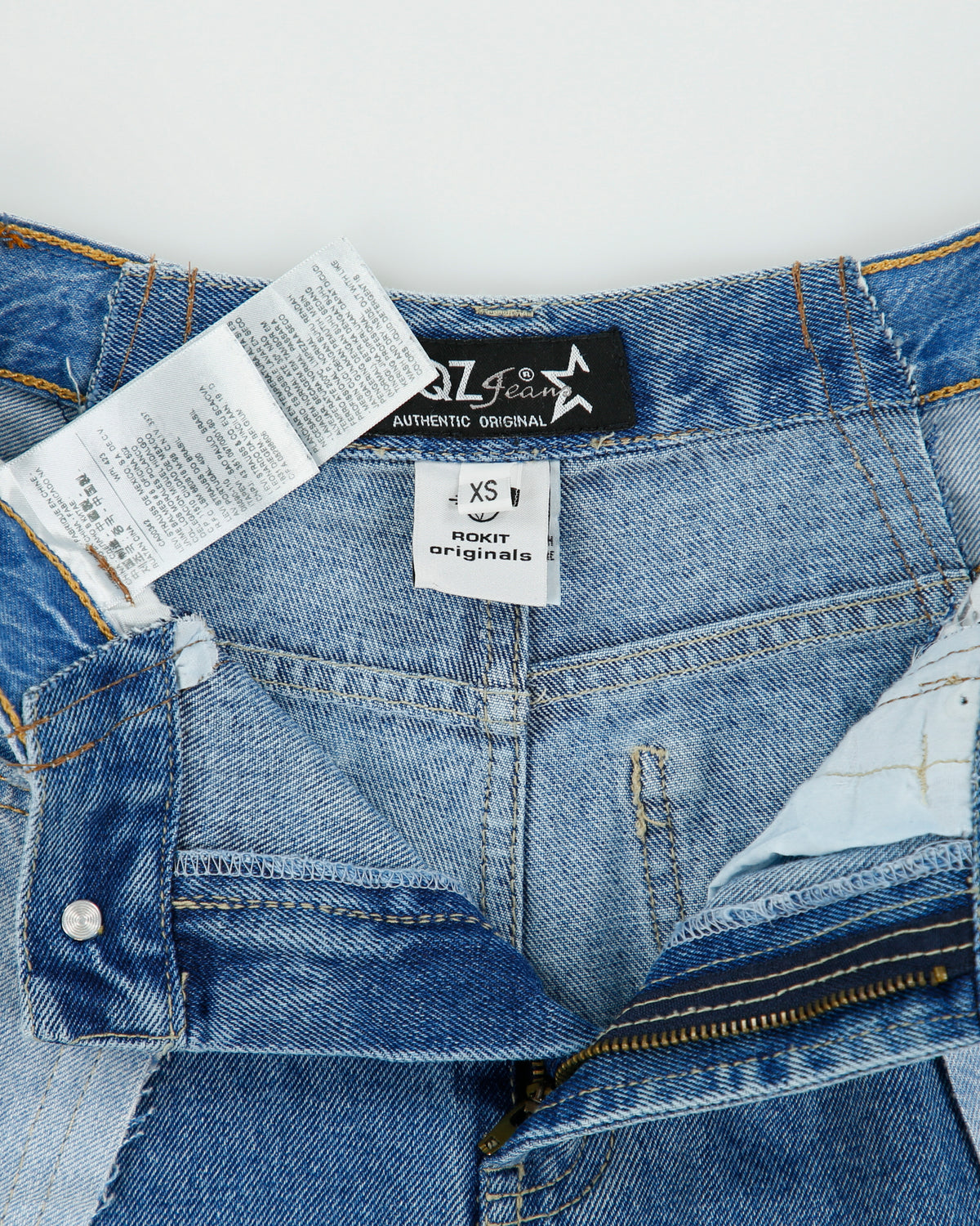 Rokit Originals Denim Splice Jorts - XS
