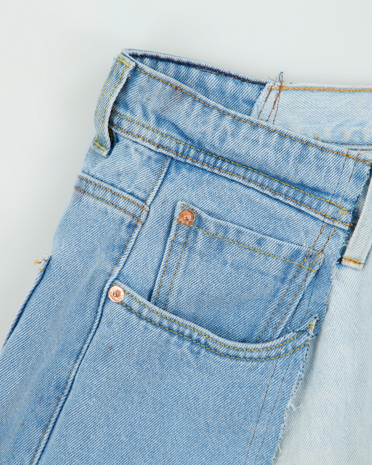 Rokit Originals Denim Splice Jorts - M