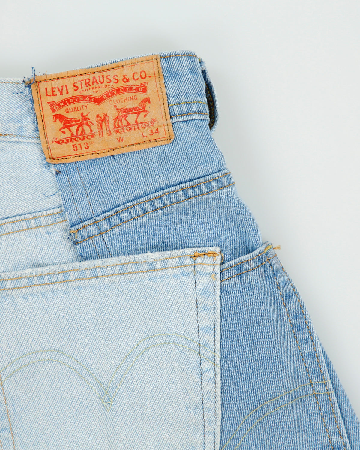 Rokit Originals Denim Splice Jorts - M