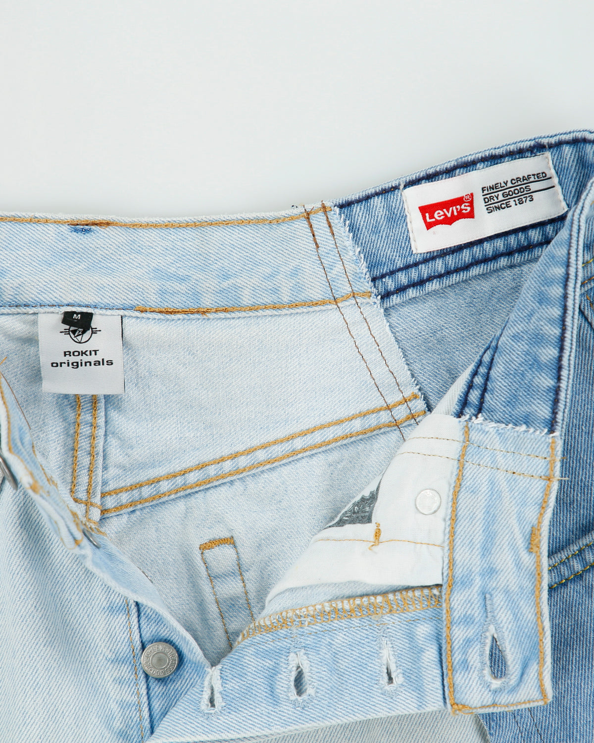 Rokit Originals Denim Splice Jorts - M