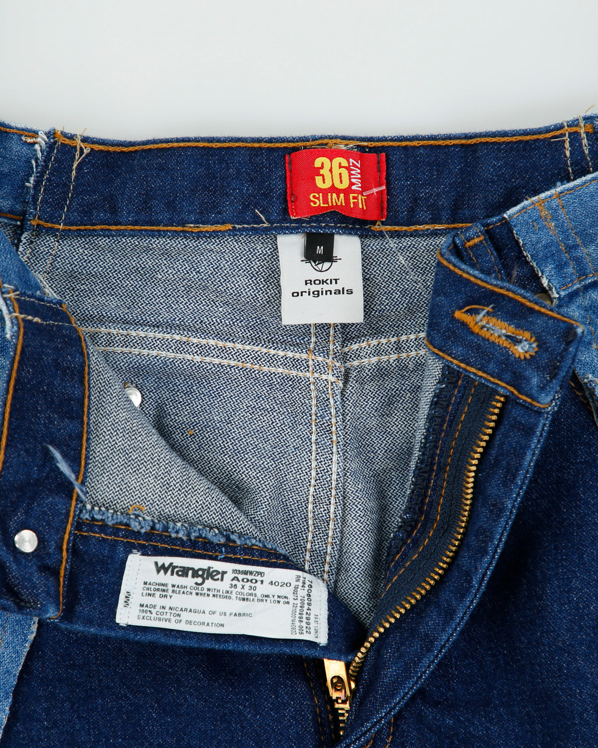 Rokit Originals Denim Splice Jorts - M