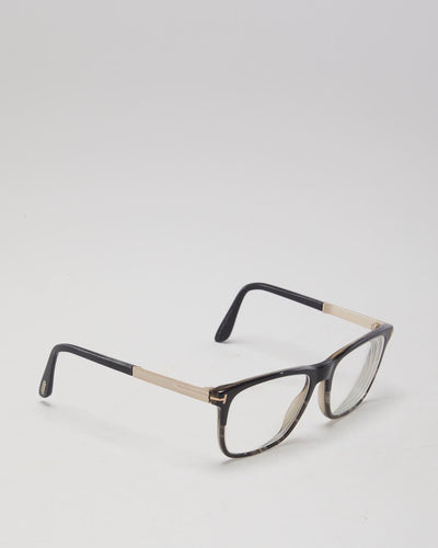 Tom Ford Black And Brown Reading Glasses - O/S