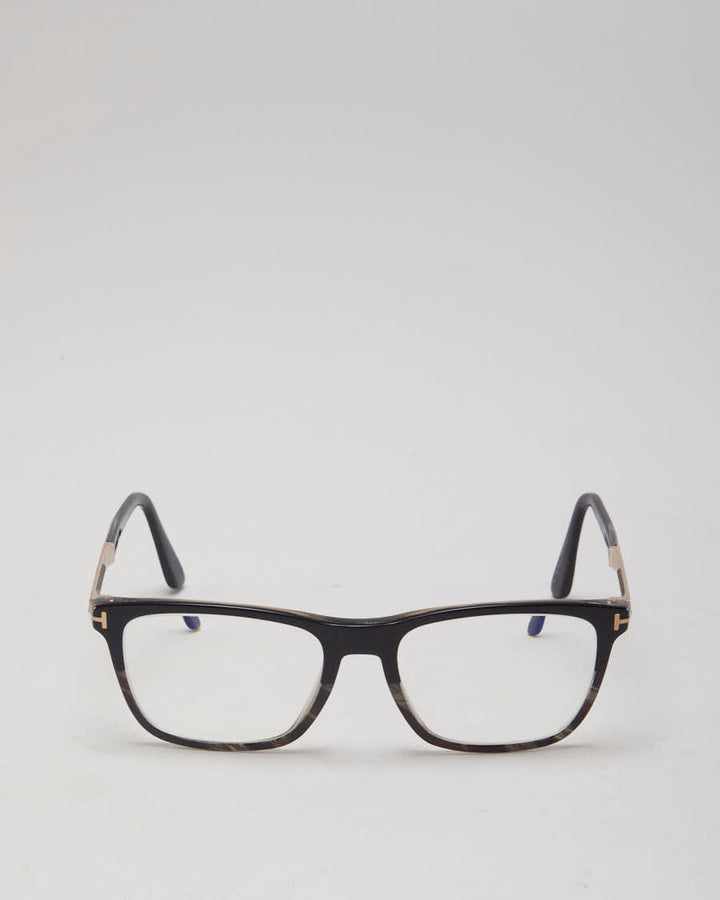 Tom Ford Black And Brown Reading Glasses - O/S