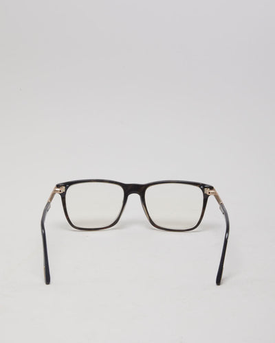 Tom Ford Black And Brown Reading Glasses - O/S