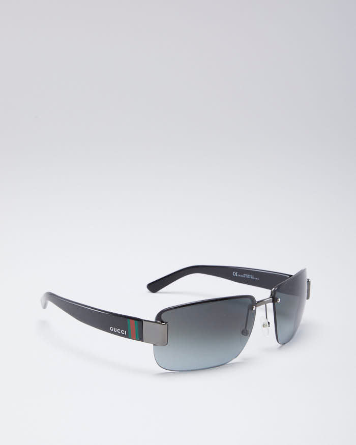 Gucci Black Rimless Sunglasses
