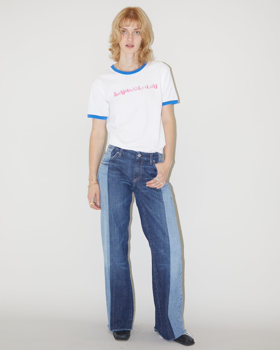 Rokit Originals Repurposed Vintage Edition Sustainable Sl*t Tee - M