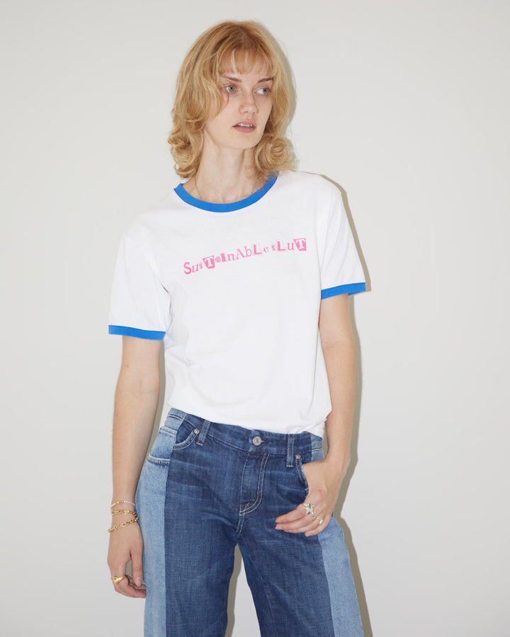 Rokit Originals Repurposed Vintage Edition Sustainable Sl*t Tee - M