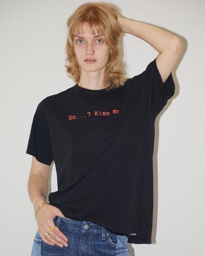 Rokit Originals Repurposed Vintage Edition So...? Kiss Me Tee - M