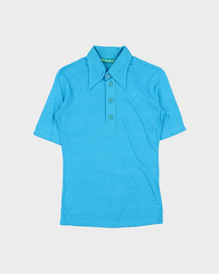 DSWT 1970s Benetton Short Sleeve Polo Shirt - M