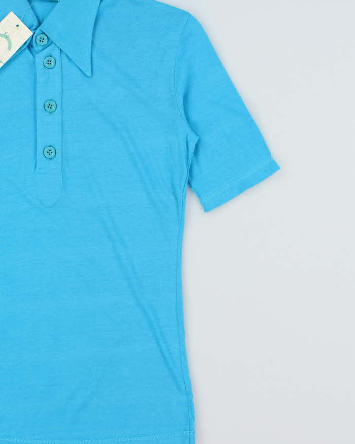 DSWT 1970s Benetton Short Sleeve Polo Shirt - M