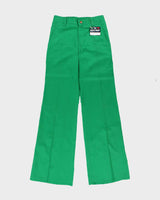 DSWT 1970s Jeans West High Waisted Bell Bottoms Trousers - W28 L32
