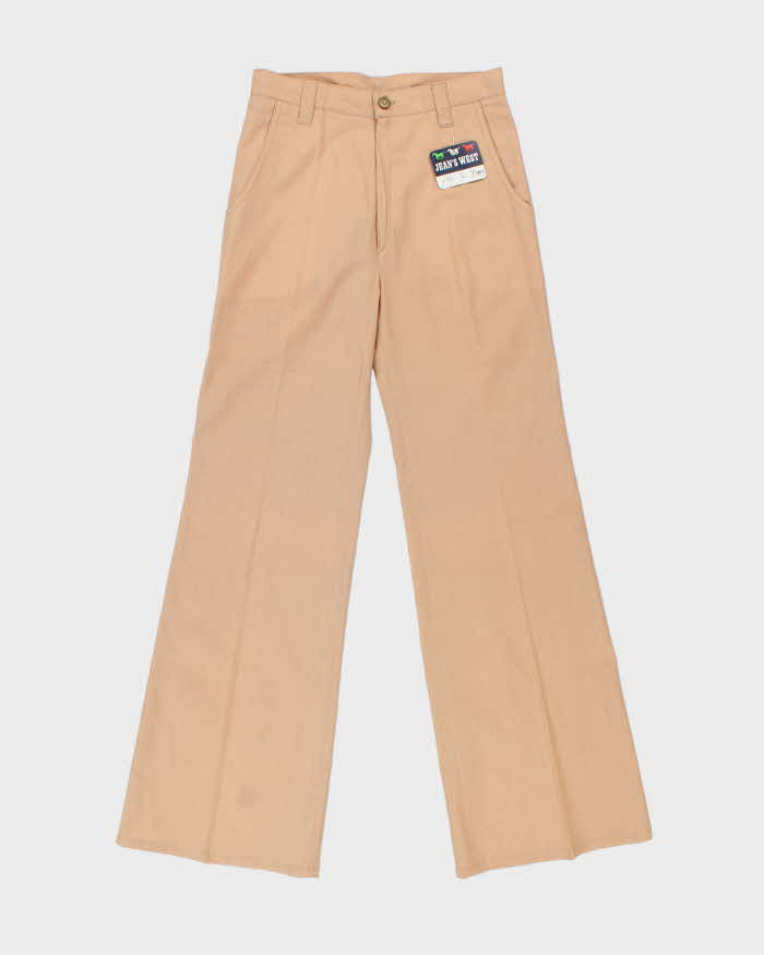 DSWT 1970s Jeans West High Waisted Bell Bottoms Trousers - W28 L32