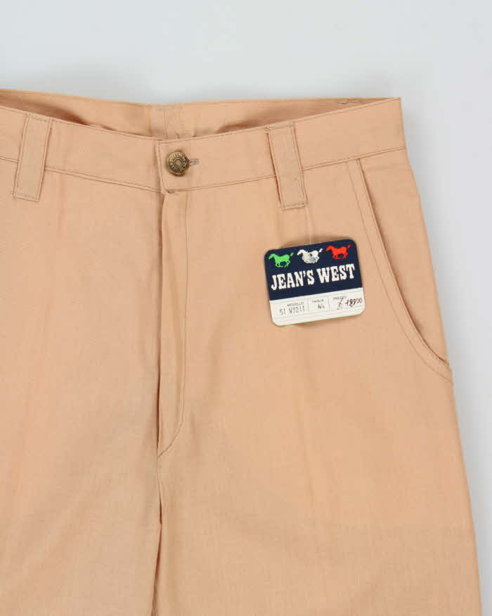 DSWT 1970s Jeans West High Waisted Bell Bottoms Trousers - W28 L32