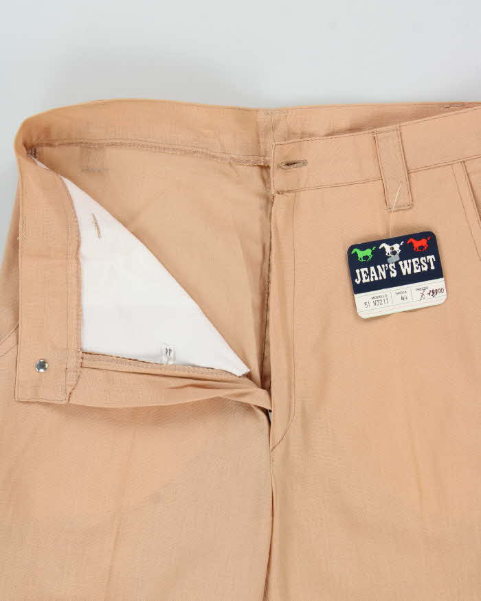 DSWT 1970s Jeans West High Waisted Bell Bottoms Trousers - W28 L32