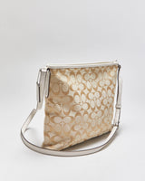 Vintage Y2k 2000s Coach Signature File Crossbody Bag
